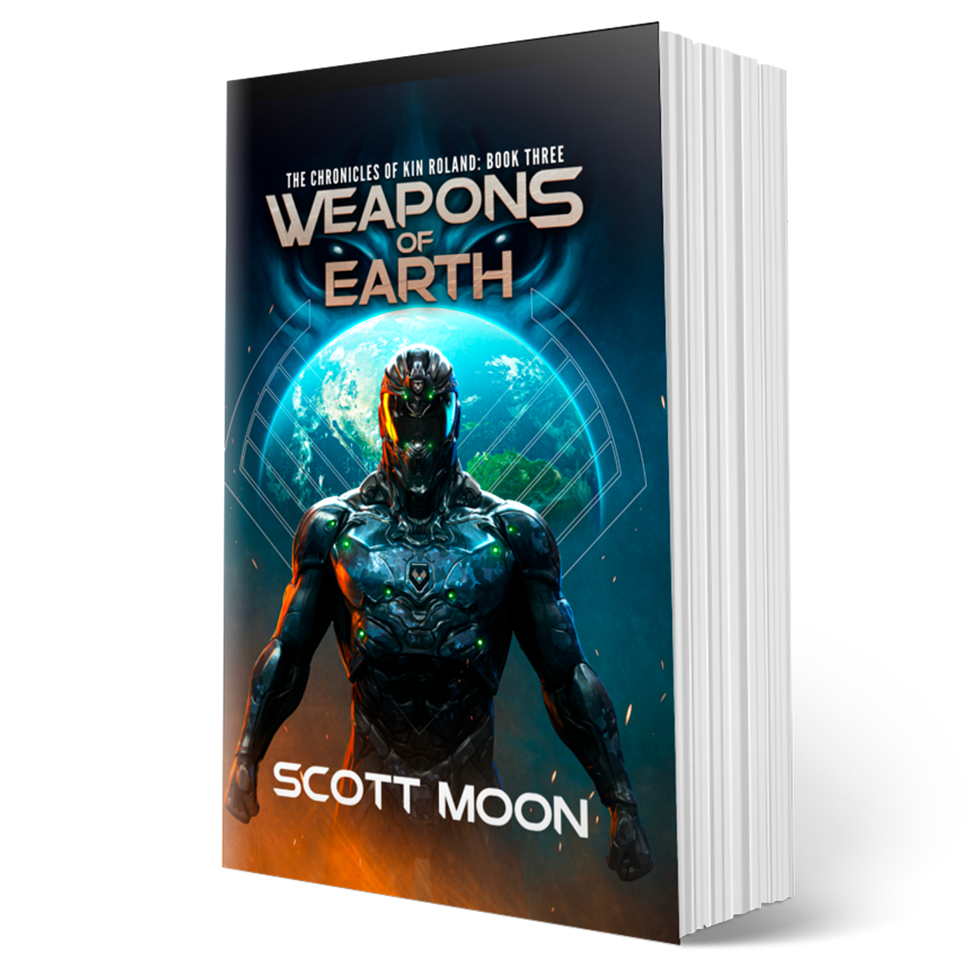 Weapons of Earth - paperback book cover - science fiction