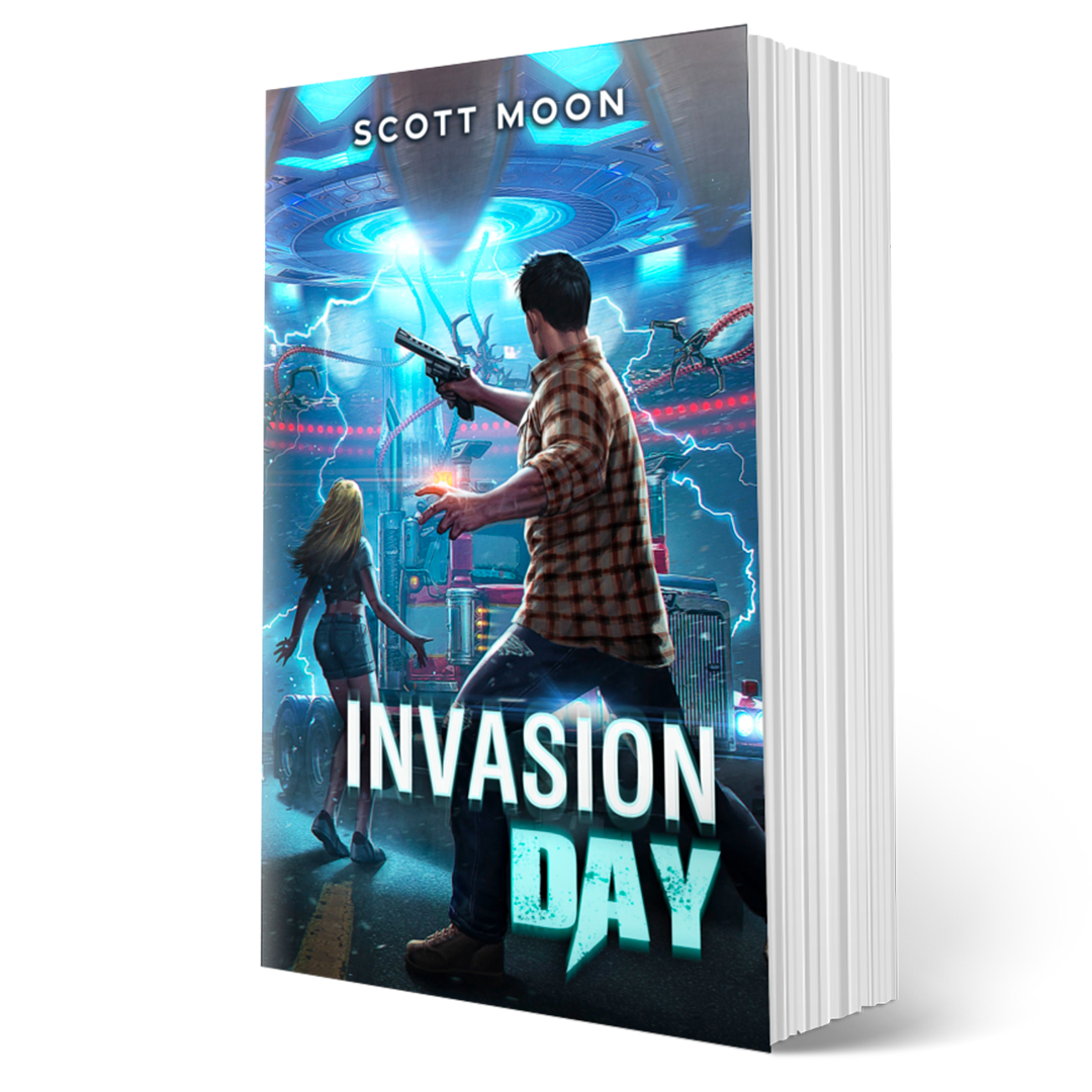 Invasion Day paperback book cover - science fiction