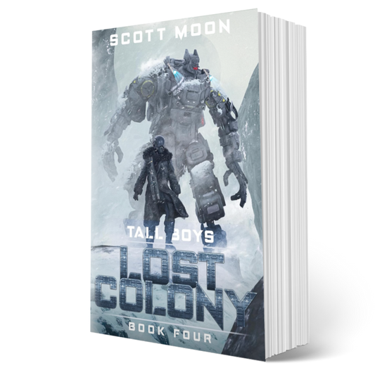 Lost Colony - Paperback Book cover - science fiction