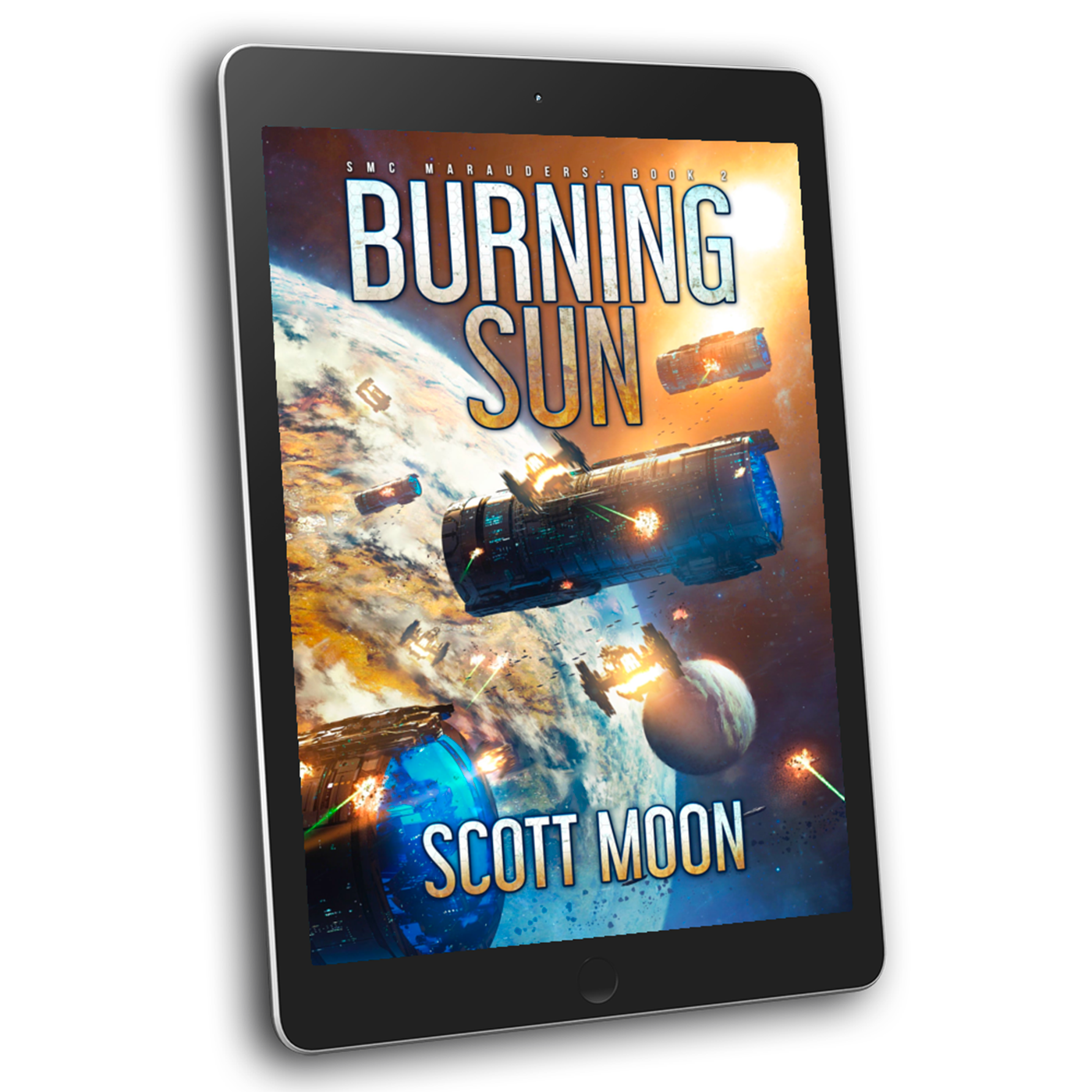 Burning Sun ebook cover - science fiction