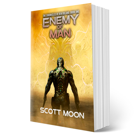 Enemy of Man - paperback book cover - science fiction
