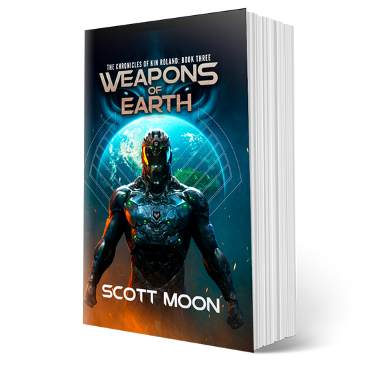 Weapons of Earth - paperback book cover - science fiction