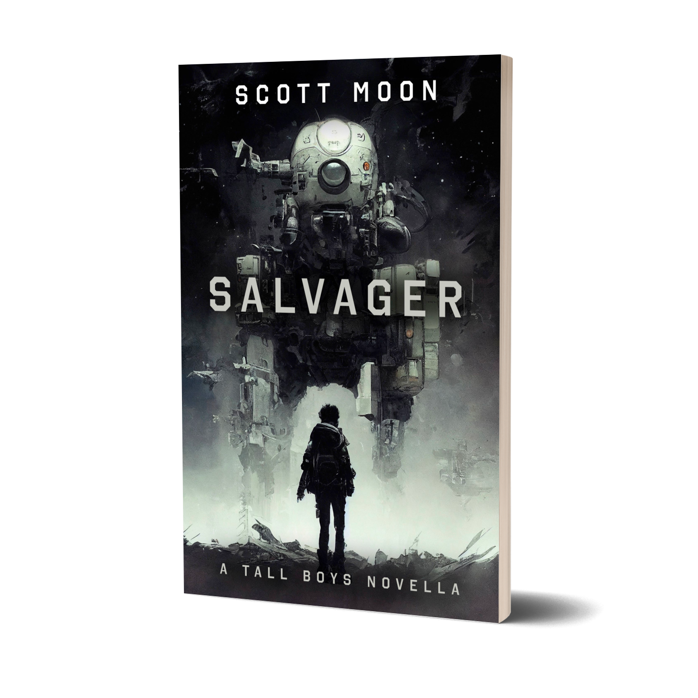 Salvager paperback book cover - science fiction