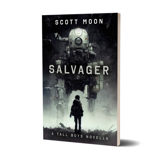 Salvager paperback book cover - science fiction