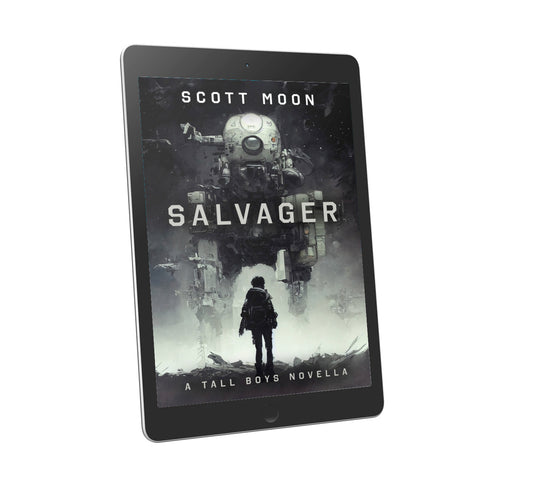 Salvager ebook cover - science fiction